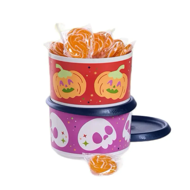 Halloween one touch containers