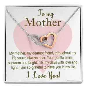 Mom Gift, Personalized Greeting Card With Jewelry, Birthday Gift, Unique Gift Box, Message Card Jewelry, Sentimental Gift For Mother’s Day