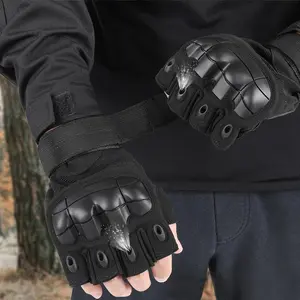 1 Pair Half Finger Sports Training Gloves - Breathable & Comfortable, Shock-Absorbent & Anti-Slip Cycling Gloves for Outdoor Cycling, Fitness, Rock Climbing.