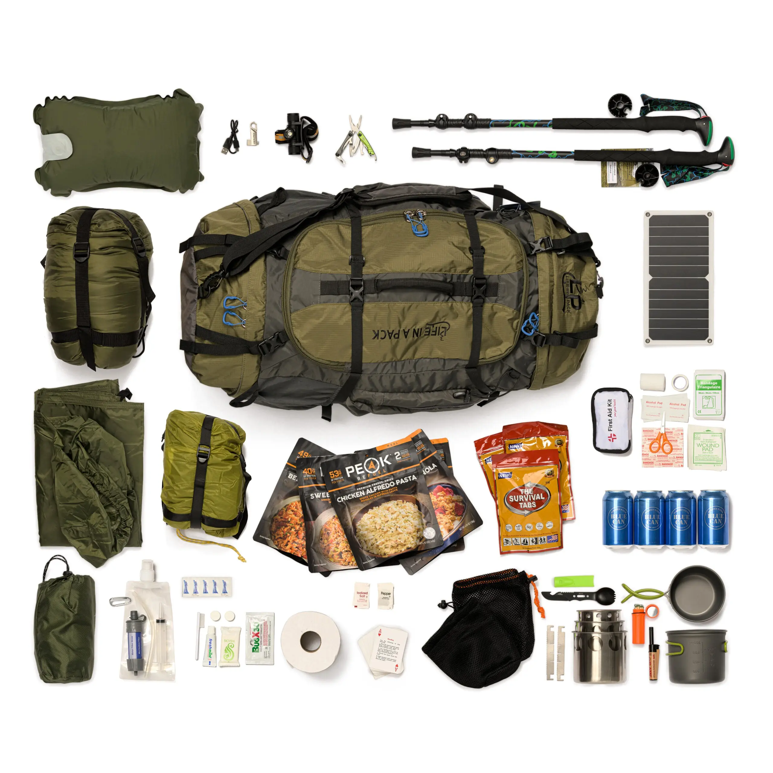 LifePack, Backpacking Kit, Survival Kit