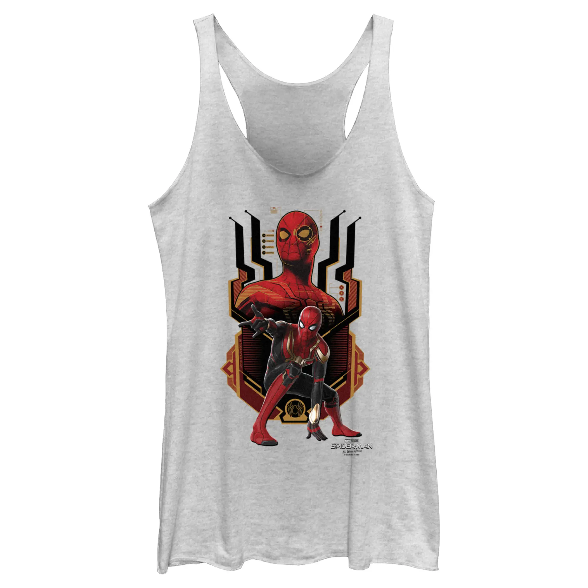Women's Marvel Spider-Man: No Way Home Integrated Suit Racerback Tank Top