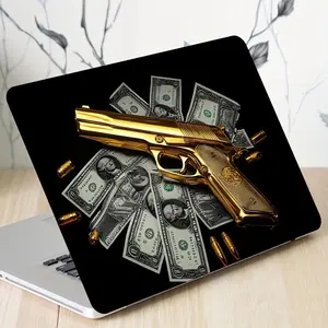 2 Pack Laptop Art Decal Protector, Universal Netbook Skin Sticker Non-Repeatable Make Tian's Laptop Skin Sticker Decal