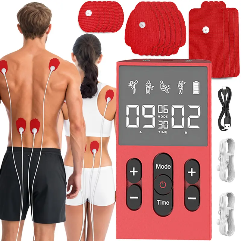 TENS EMS Unit Massager for Back Pain Relief, Shoulder Recovery and Physical Relax, Electronic EMS Massager for Effective  Relax, Dual Channel, 12 Modes, 36 Intensity Levels, Send a variety of patches, Gift for Christmas Halloween,summerwins