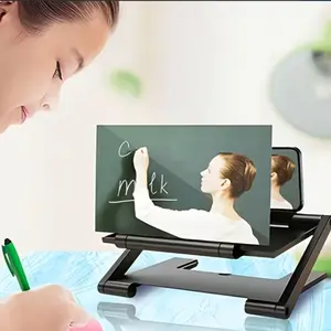 Smartphone Screen Magnifier, HD Blue Light Blocking Eye Protection Projector, Foldable Phone Stand, Movie Video Game Screen Amplification