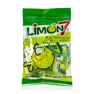 Limon 7 Salt and Lime Powder Mexican Candy 100 Pieces