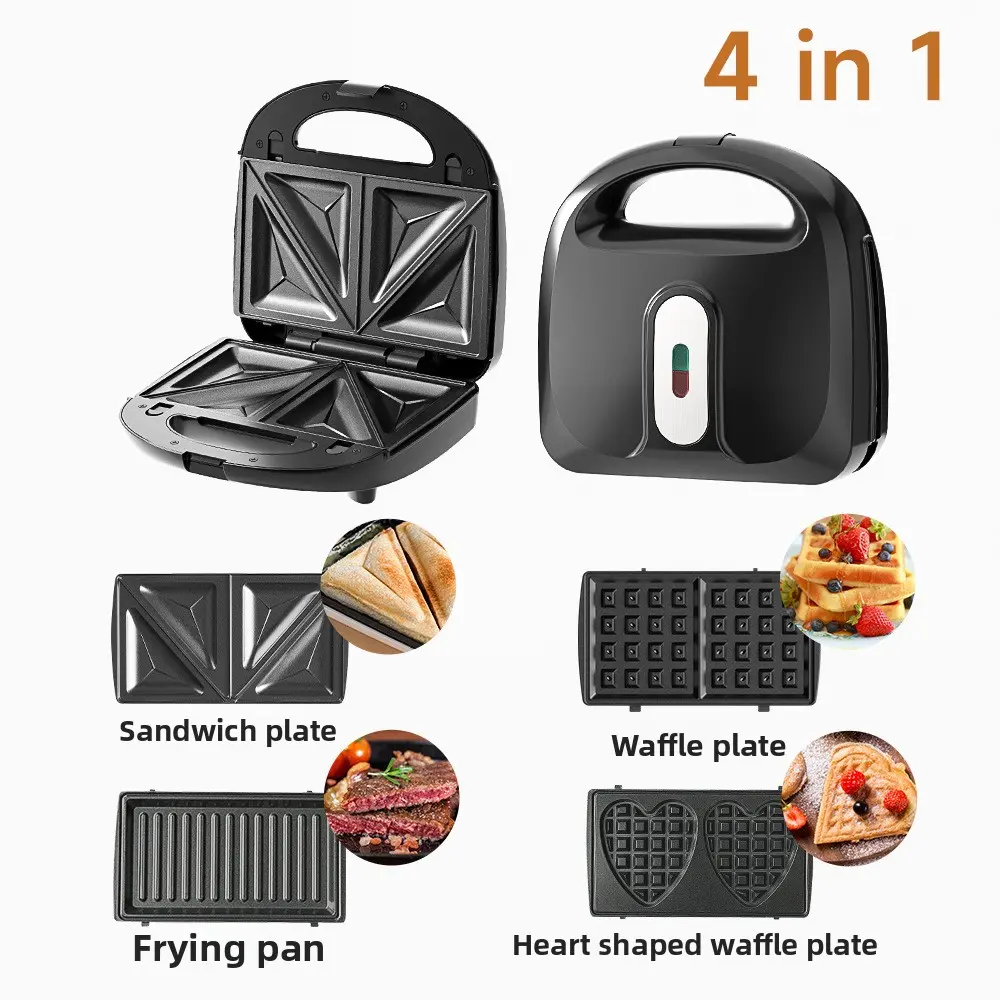 4-in-1 Sandwich Maker Breakfast Machine