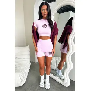 Beckham Bike Shorts - Pink