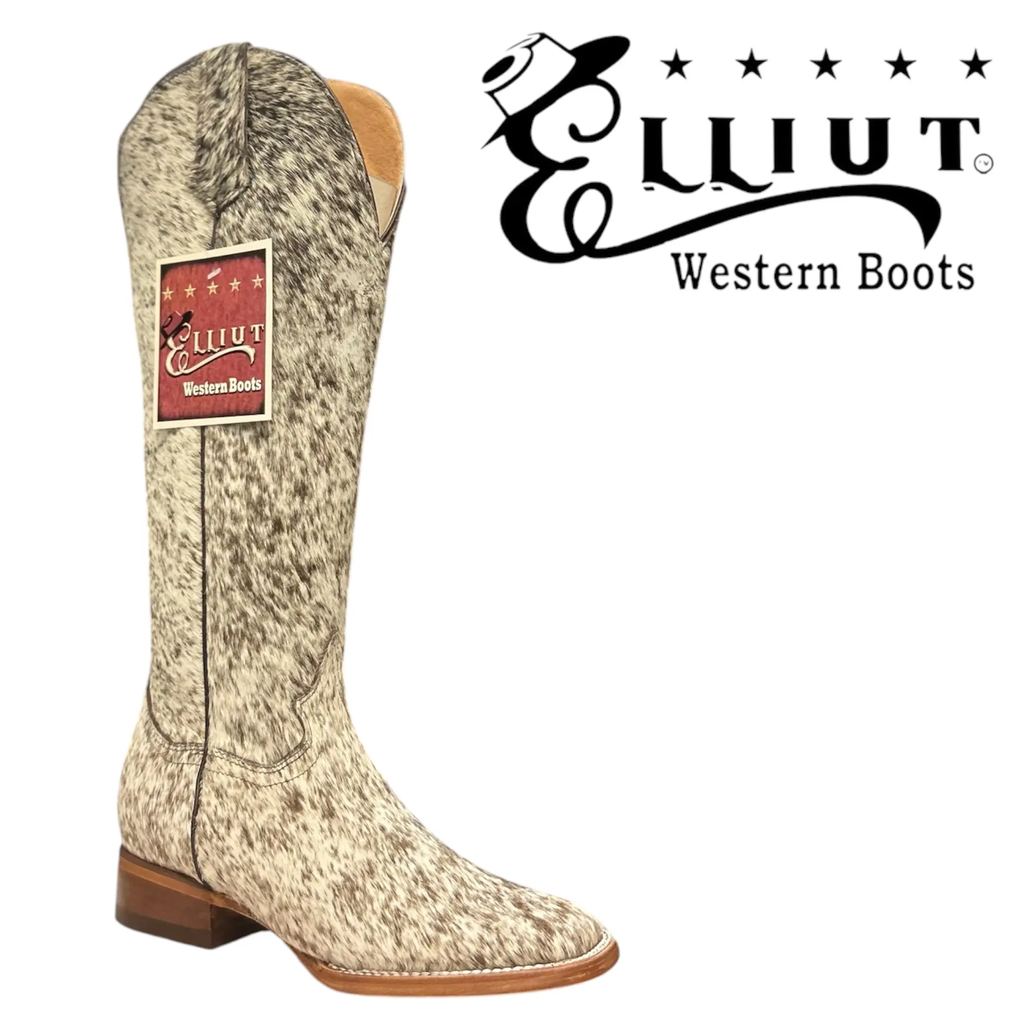Women's Cowhide Brown Mix Boot