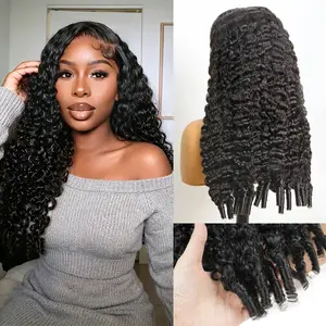Bling Hair Burmese Curly 13x6 Hd Lace Frontal Human Hair Wig Brazilian Pixie Curls 180 Density Burmese Curly Hair Wigs For Women