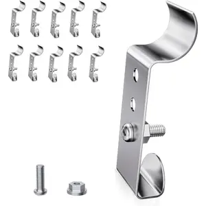 10 Pack Vinyl Siding Clips, Vinyl Siding Screws Hooks for  Outdoor Decors, No-Hole Siding Hanger Camera Mount Hook for Blink, Ring, Arlo, Doorbell, Plaques