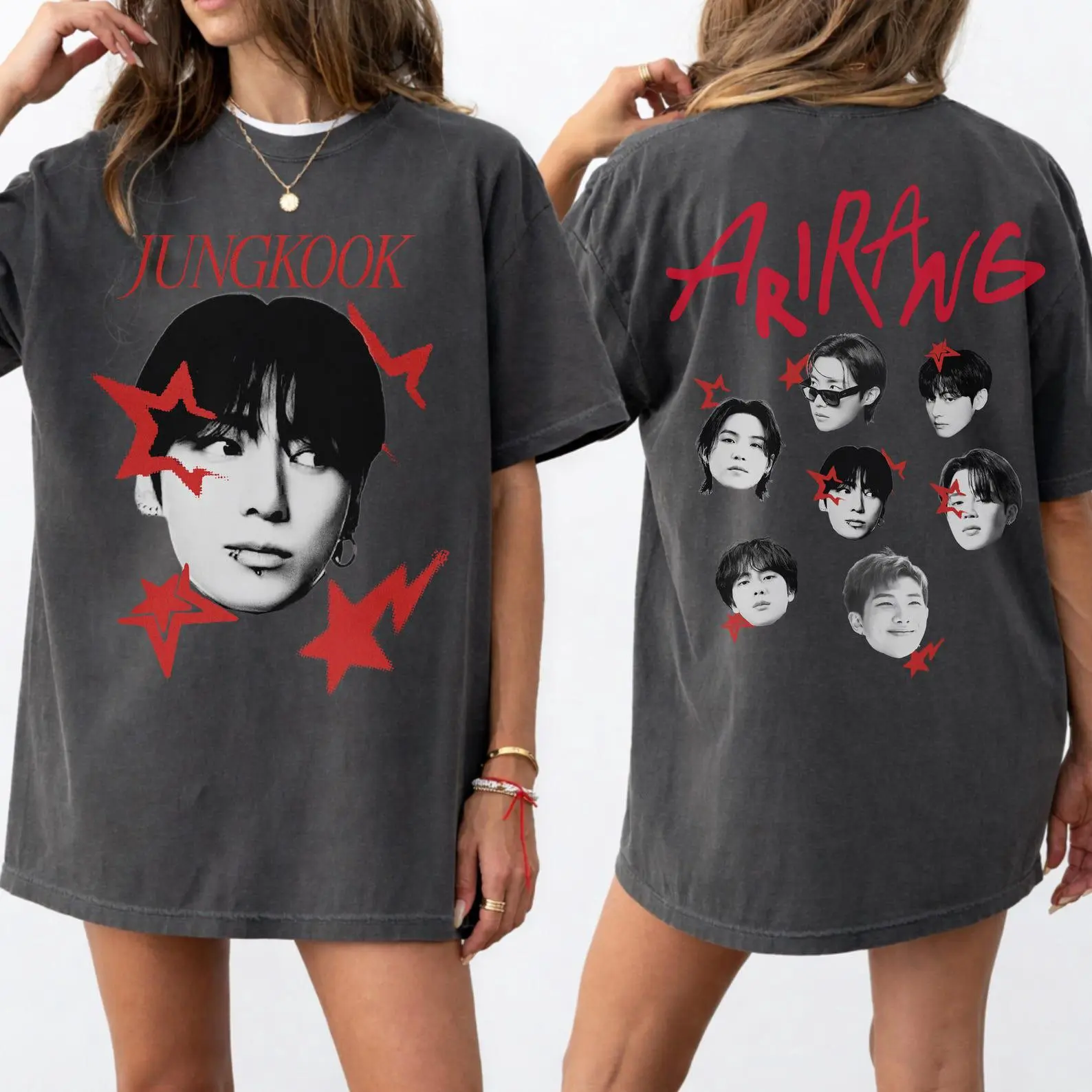 Comfort Colors® Vintage Golden Voice Shirt, Retro K-Pop Concert Tee, 2026 Music Tour Inspired Graphic T-Shirt, Korean Pop Fan Gift, Unisex Apparel