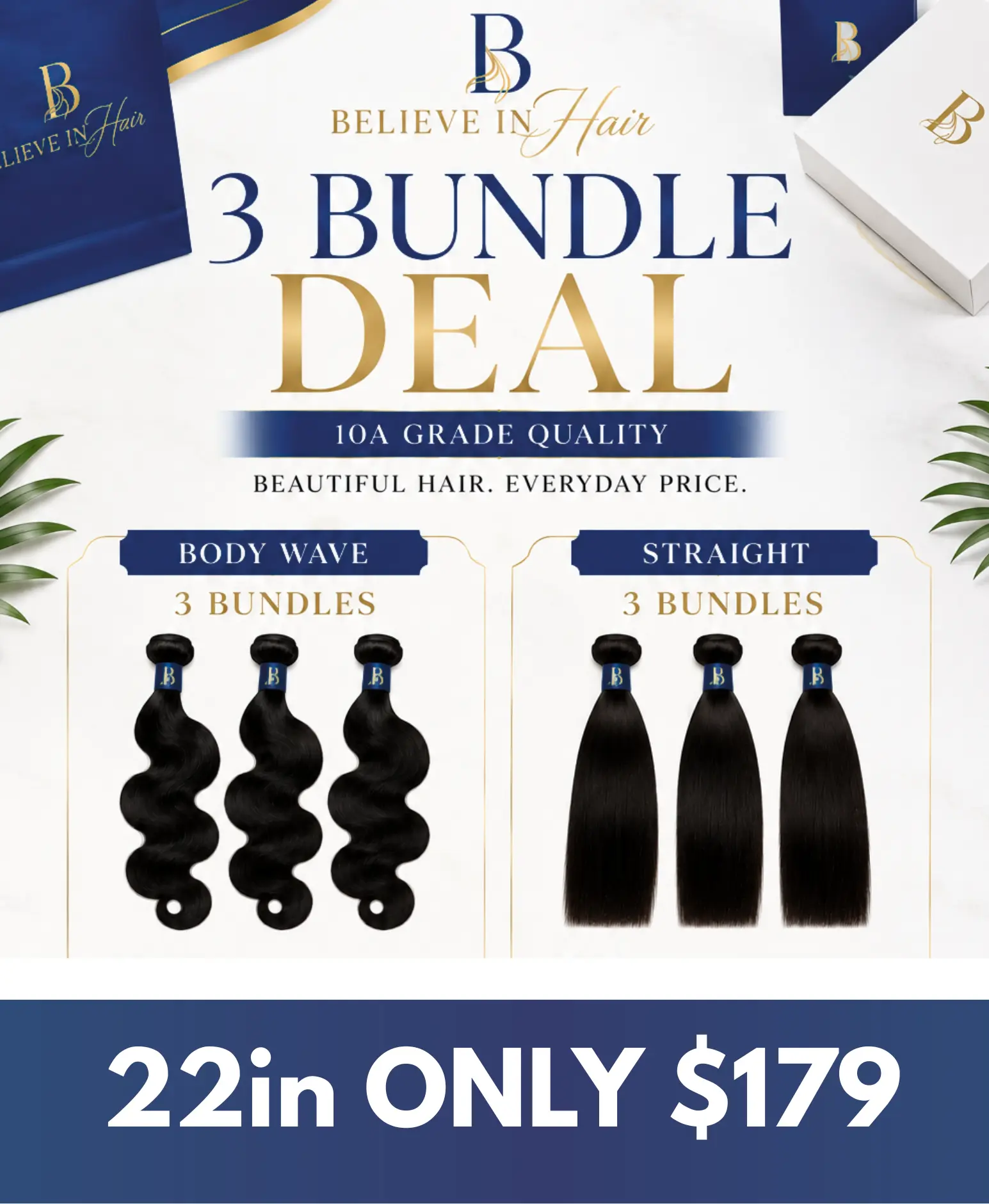 $179 (3) Bundles 22 in (3)Textures