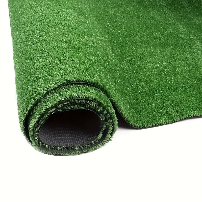 Artificial Grass Turf, 0.6" Pile Height, Indoor Outdoor Fake Astroturf Rug Carpet Mat for Balcony Decor Backyard Patio Backdrop Fence Wall Decorations Dogs