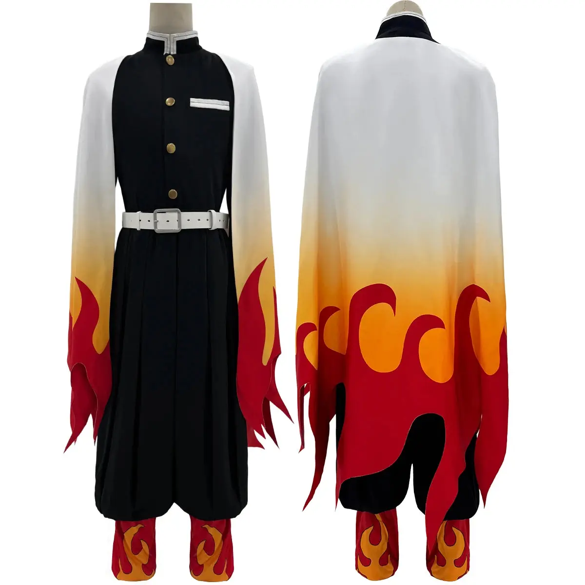 Demon Slayer Rengoku Kimono Cosplay & Halloween Costume - TikTok Shop