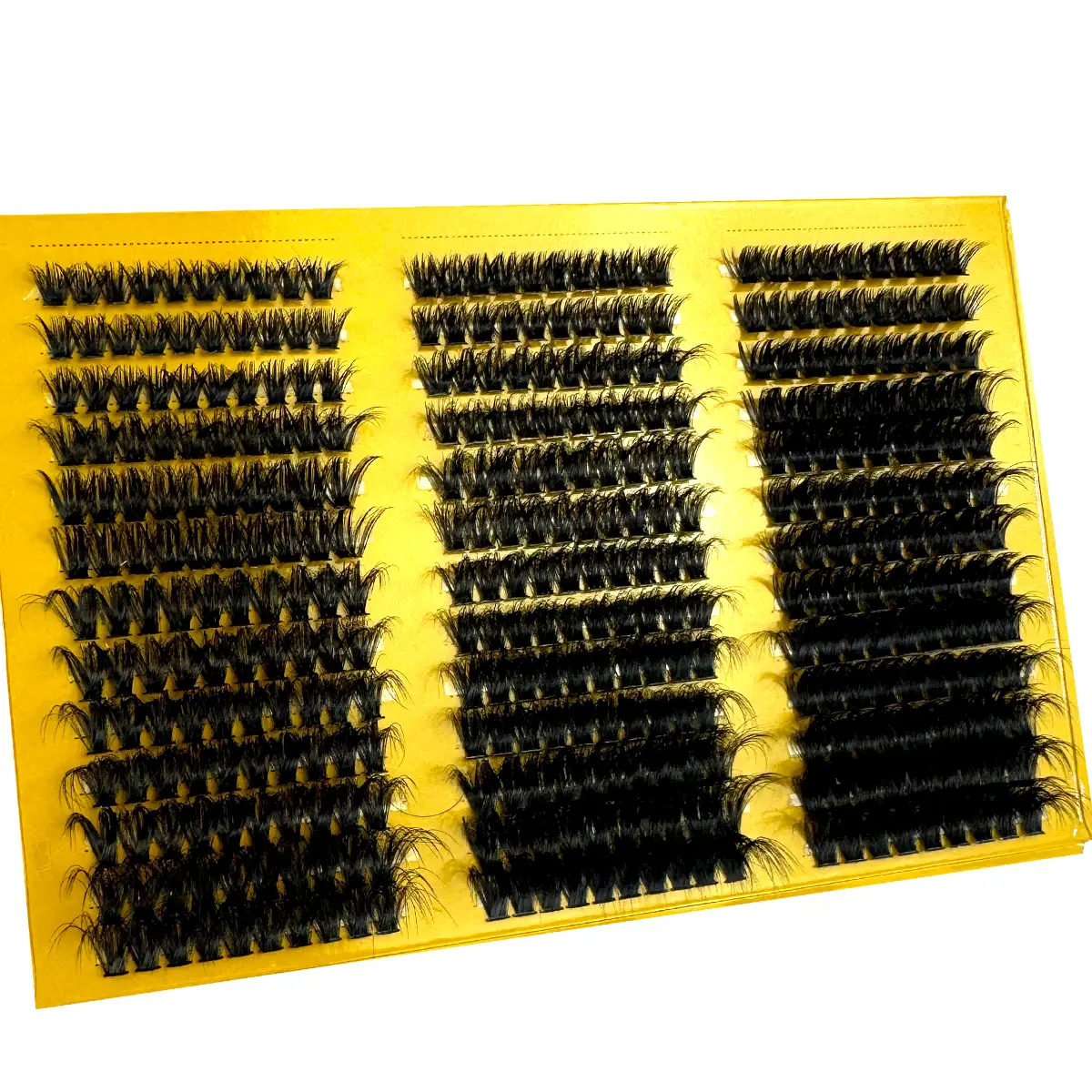 New 0.07mm DIY Fluffy Lash Clusters, C Curl Wispy Individual Cluster Lashes, 60D-100D Thick Makeup Eyelash Extensions, 9-18mm Length Options, Diy Eyelash Extensions