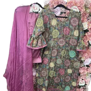 Punjabi Cotton suit with salwar Womenswear