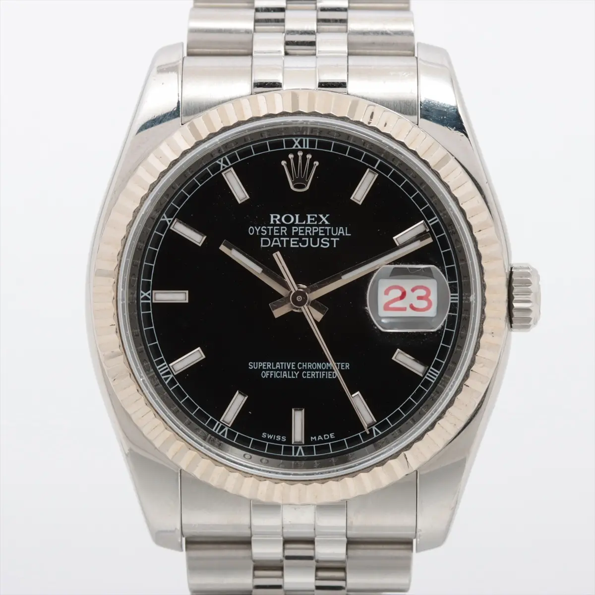 Pre-owned Rolex Datejust Black Pre-owned Rolex Datejust Black
