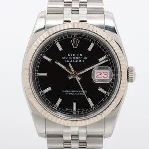 Pre-owned Rolex Datejust Black
