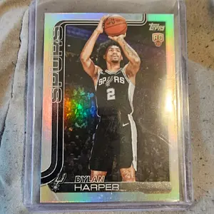 Dylan Harper 2025 Topps Flagship RC Silver holo