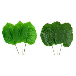 Artificial Elephant Ear Plant Picks, 24-inch, 3-count