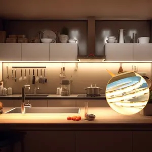 Flexible LED Neon Light Strip, Battery Powered, Ideal for TV Background, Hallway, Stairs, Mirror, Reading, Party Lighting