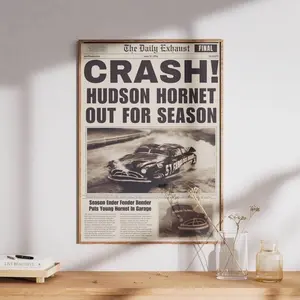 [Sale Up To 50%][No frame, Free Ship] Cars Movie Poster: Lightning Art Print