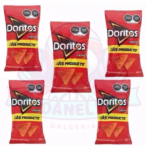Doritos Nacho 5-Pack Sabor Queso Chips - Crispy Snack Crunchy Cheese