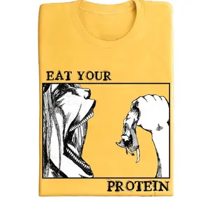 Attack On Titan Shirt, Eat Your Protein Shirt, AOT Shirt, Eren Jaeger Shirt, Anime Shirt, Anime Gifts, Gift For Him, Gift For Her