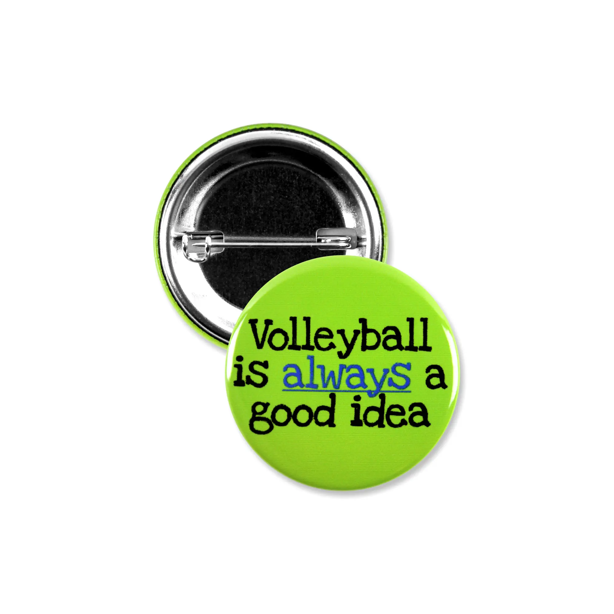 25 Pack - Volley Ball Fanatic Megapack Sports Pinback Buttons - 1.5 Inch
