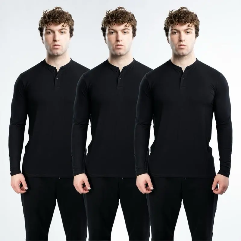 Long Sleeve 3PK Black