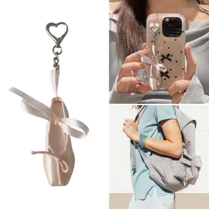 Fashion Ballet Shoes Key Pendant Versatile Bag Decoration for Various Occasion