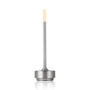 Portable Metal Desk Lamp, Cordless LED Metal Table Lamp,3 Color Touch Control Rechargeable Lamp,3-Levels Brightness Room Decor Desk Lamp,Bedside Lamp,Night Light, Dining Room Lamp