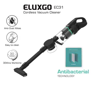 EC31 PRO Cordless Stick Vacuum, Lightweight 3-in-1 Vacuum Cleaner with 2000mAh Battery, 30-Min Runtime for Floors, Carpet, Furniture & Car Cleaning