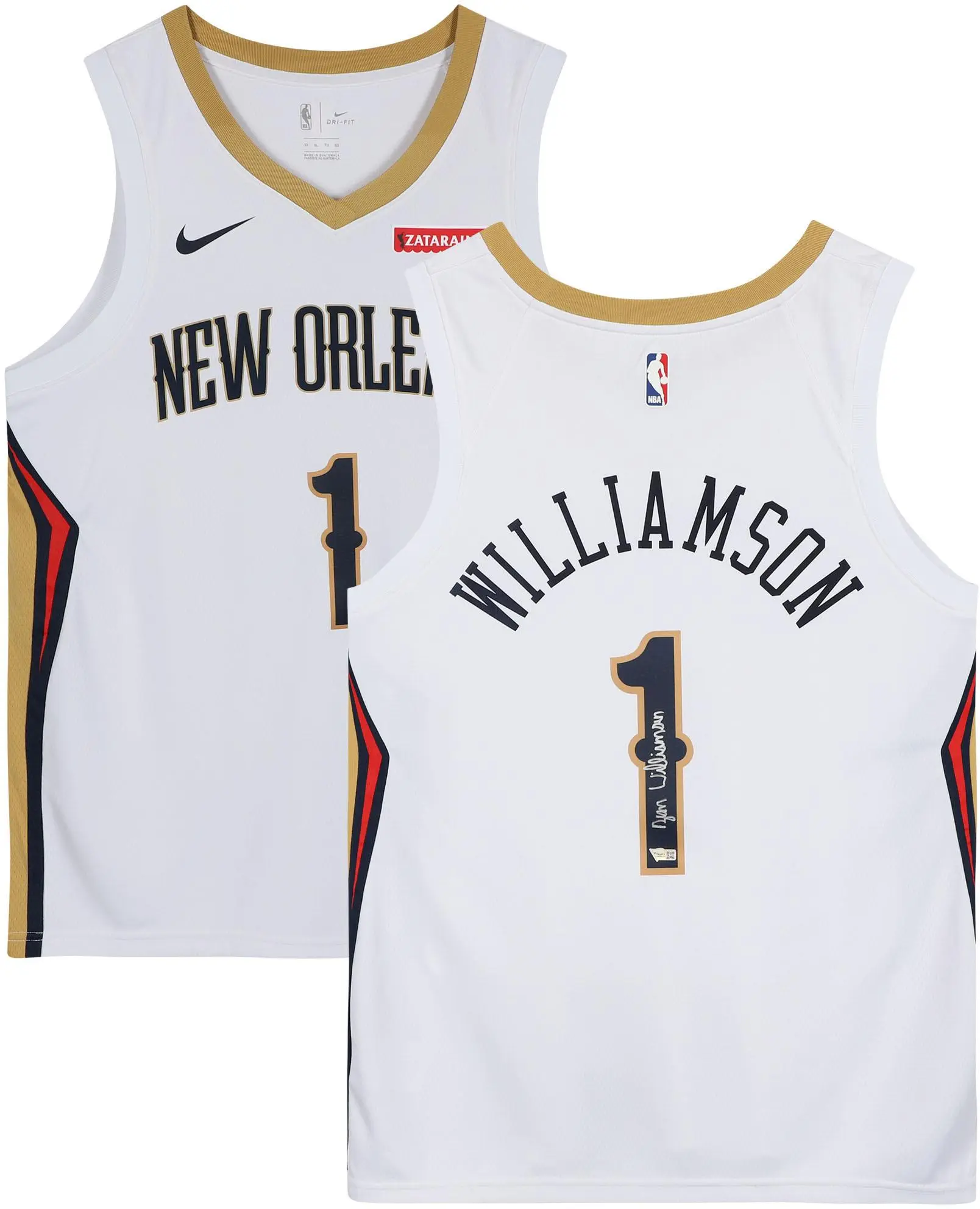Zion Williamson New Orleans Pelicans Autographed Nike White Swingman Jersey - Fanatics Authentic Certified