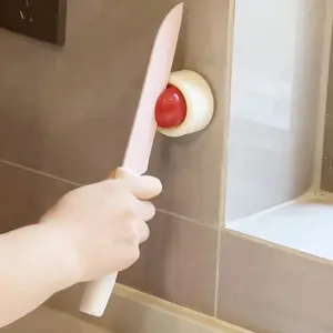 Mini Suction Knife Sharpener – Multifunctional Suction Base Sharpener for Kitchen Knives & Scissors, Quick Restore & Repair Tool, Easy One-Hand Use, Compact Household Sharpening Gadget Kitchenware