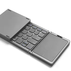 NoBrandTech Mini Wireless Foldable Pocket Size Keyboard (Bluetooth w/ Touchpad)