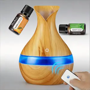 2-in-1 Ultra Quiet aroma Diffuser control led Humidifier Remote 7-Color Gradient Aromatherapy Mood night Light Auto Shut-Off for well Home Office Bedroom Gift Smart Colorful air must-have item essential oil fragrance scent dispenser adjustable timer mist