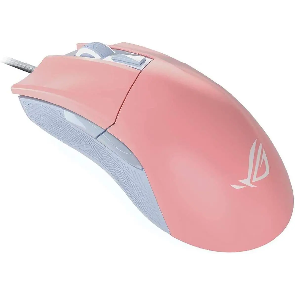 ASUS Optical Gaming Mouse - ROG Gladius II Origin Limited Edition PNK | Ergonomic Right-Handed PC Gaming Mouse for FPS Games | 12000 DPI Optical Sensor | Aura Sync RGB, ROG Armoury II | Pink