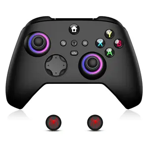 RGB Gaming Controller for Xbox & Steam PC: Hall Effect Sensors, Dual Haptic Feedback, 7-Zone Customizable Lights