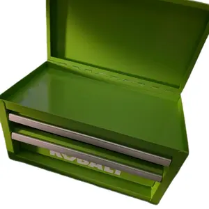 Kobalt Green Mini Toolbox with Two Drawers and space in the top! Completely customizable