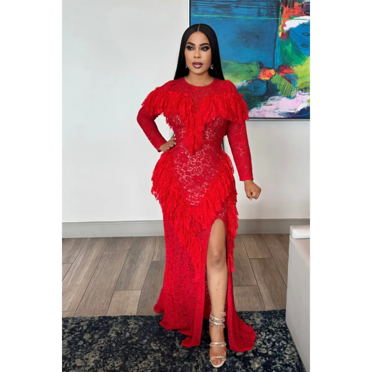 BELLA DRESS - RED
