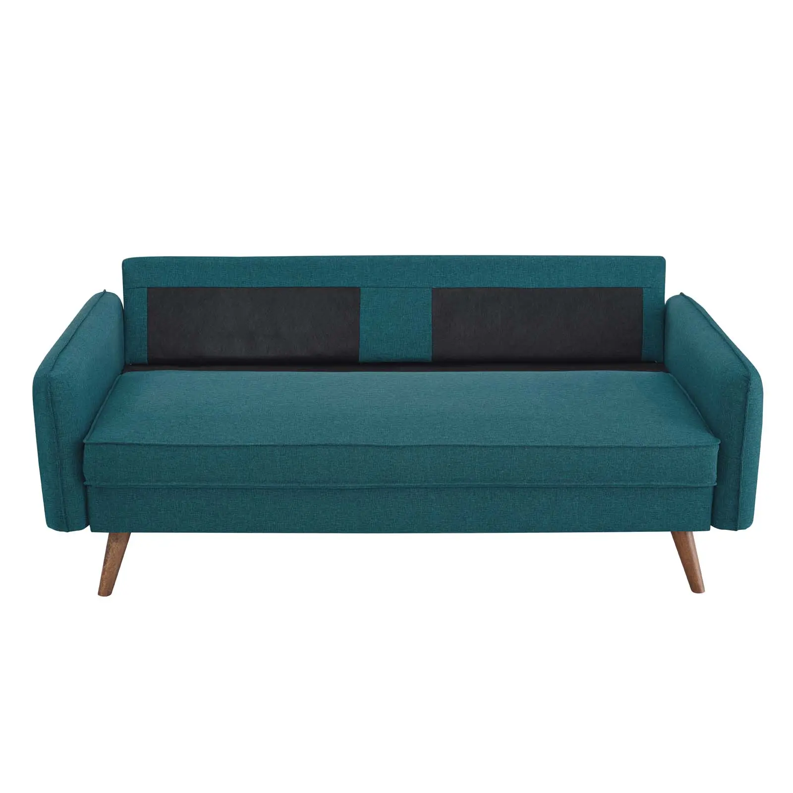 Modway Revive Upholstered Fabric Sofa - Teal, Contemporary Style Living Room Furniture, Indoor Couch
