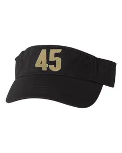 Gold 45 Trump Embroidered Visor Dad Hat