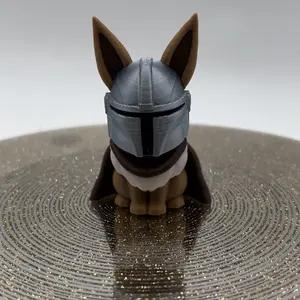3D Printed Mando EEVEE Modeled Collectible Figurine