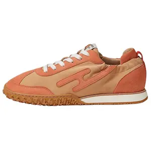 HERMES Jet Leather Low-Top Lace-Up Logo Casual Shoes for Women in Orange Trending Shoes, House White Official Shoes to Get / Maison Mihara Verifiable, with credentials and supporting global authentication