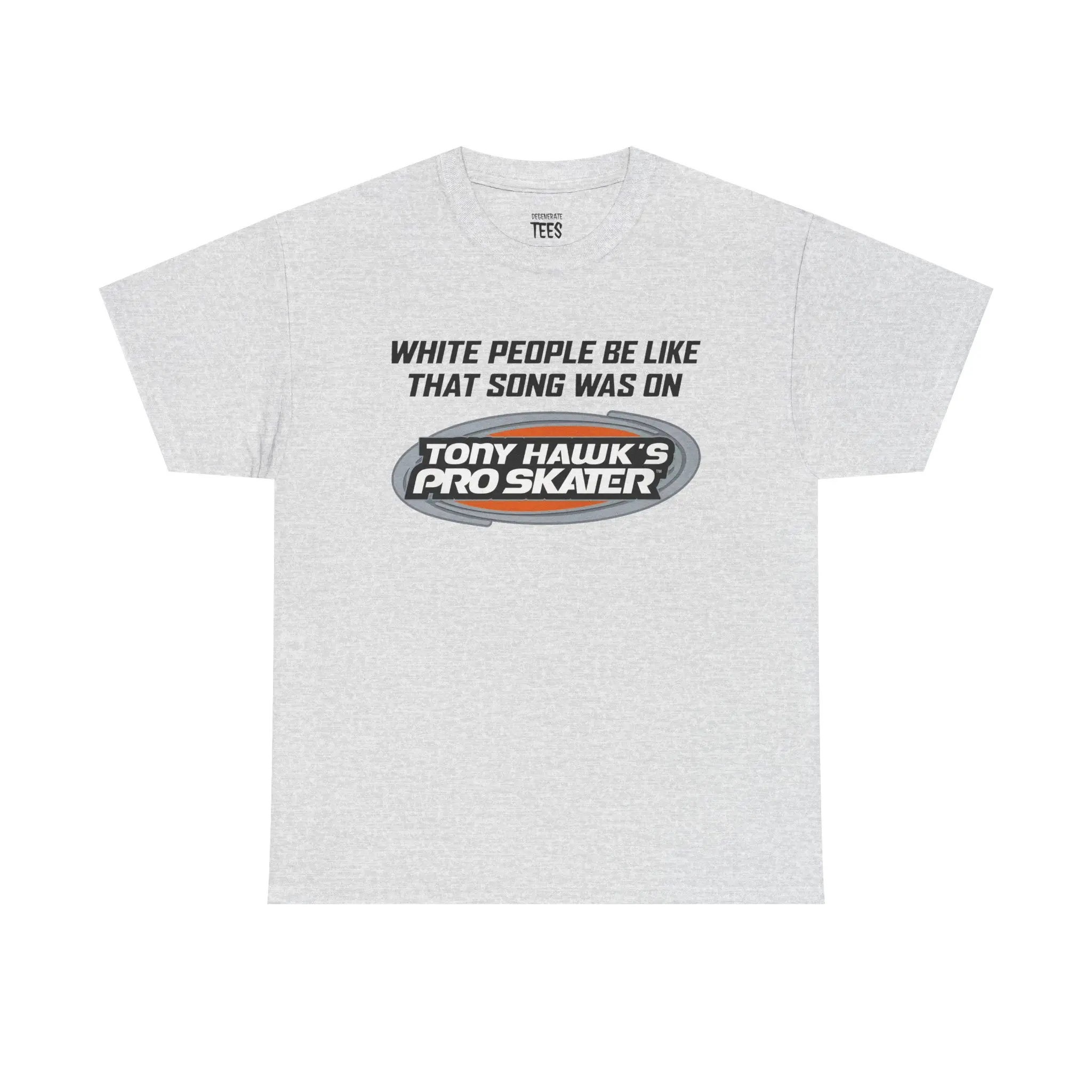 White People Be Like Tony Hawk Shirt – Funny Graphic Tee
