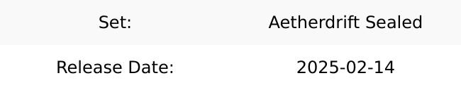 Aetherdrift - Living Energy Commander Deck