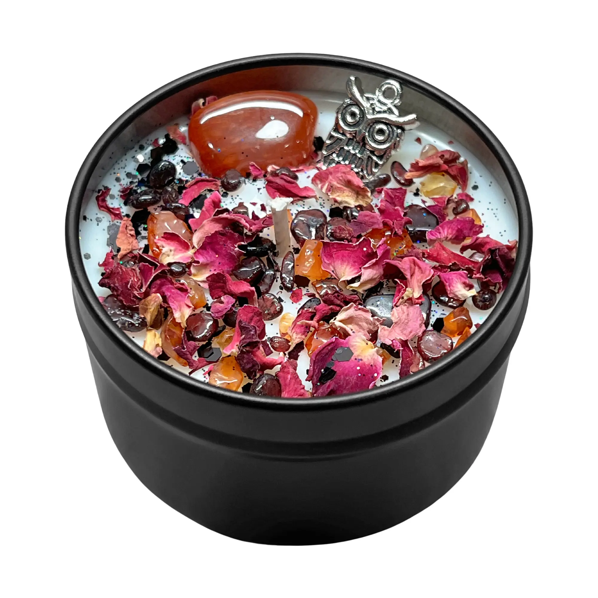 Lilith Candle | Witchcraft Pagan Witch Herbal Intention Dark Moon Goddess Lilit Temptress Spell Ritual Altar Devotee Offering Scented Gift