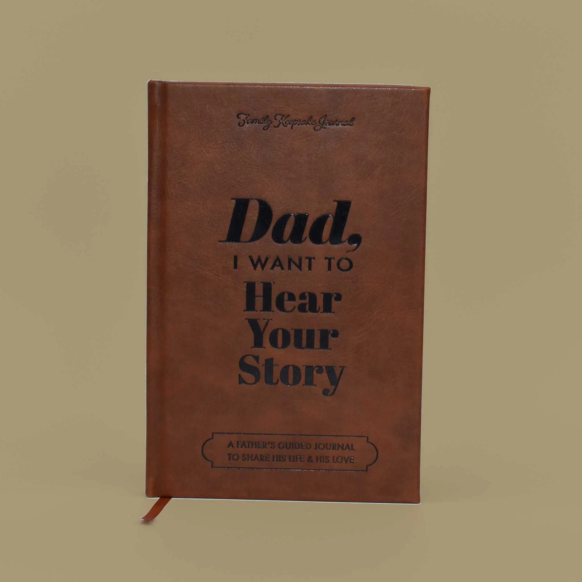 Dad, I Want to Hear Your Story Elegant Heirloom Edition Memory Journal - Great Gift for Your Father