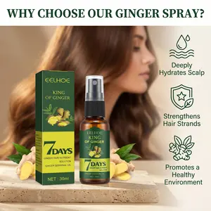 Ginger Scalp Care Oil, Strong & Healthy Hair, Reduce Breakage & Make Hair Thicker, Pure Ginger Hair Nutrient Solution, Natural Haircare Haircare Lightweight Nourishing Lightweight Daily Nourishing
